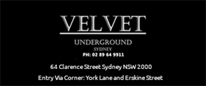 Velvet Underground Gentlemans Club Sydney